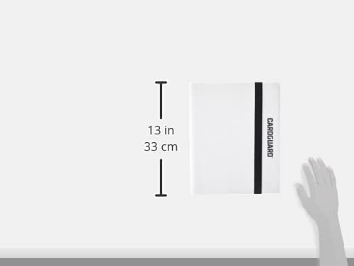 Trading Card Binder Pro-Folio – 9 Pocket Binder - Side-Loading Album, Durable & Acid-Free Storage for Pokémon, YuGiOh, MTG, TCG, Game & Sports Cards, White