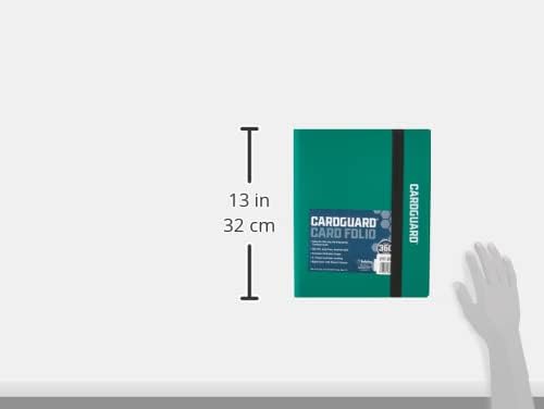 Trading Card Binder Pro-Folio – 9 Pocket Binder - Side-Loading Album, Durable & Acid-Free Storage for Pokémon, YuGiOh, MTG, TCG, Game & Sports Cards, Dark Green