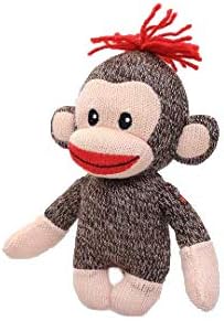 Plushland Original Curioso Brown Sock Monkey, Hand Knitted, Stuffed Animal Toy Gift-for Kids, Babies, Teens, Girls and Boys Baby Doll Present Puppet 6 Inches