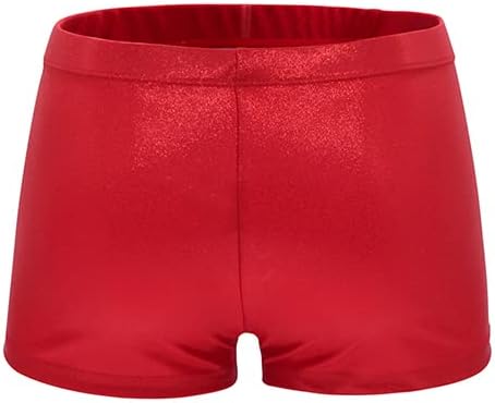 Aosva Little Big Girls' Sparkle Dance Tumbling Athletic Gymnastics Short 2-14Years