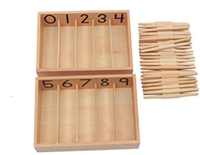 Adena Montessori Spindle Box with 45 Spindles