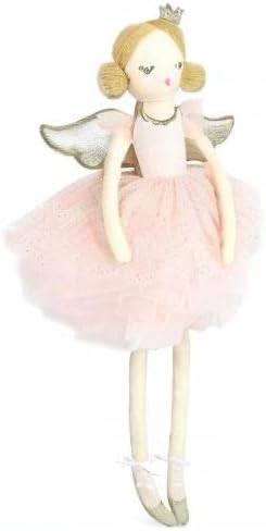 MON AMI Sugar Plum Fairy Doll with Wings– 22”, Soft & Elegant Stuffed Plush Doll, Use as Toy or Room Décor for Kids of All Ages