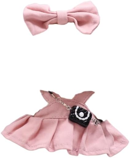 17cm Doll Clothes Set & Outfit Set for 17cm Dolls - Premium Fashion Dresses with Accessories, Luxury Chic Doll Clothing & Style Bundle,Just Clothes (Style-12)