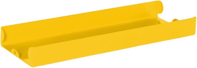 BankSupplies Quarter Coin Stackable Sorting Metal Tray - Yellow - $100 Capacity