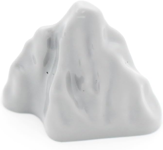 Classic Building Rock Bulk, Rockery Panel B03 Medium Symmetric 10 Piece, Compatible with Lego Parts and Pieces: (Color:Light Gray)