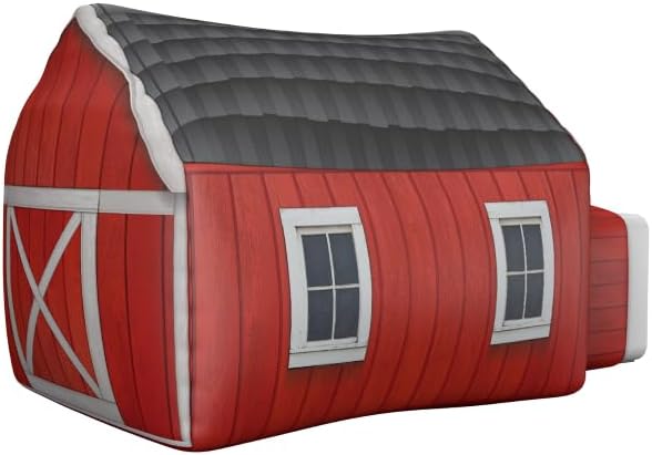 The Original Patented AirFort - Build A Fort in 30 Seconds, Inflatable Fort for Kids, Play Tent for 3-14 Years, A Playhouse Where Imagination Runs Wild, Fan not Included (Farmer's Barn)