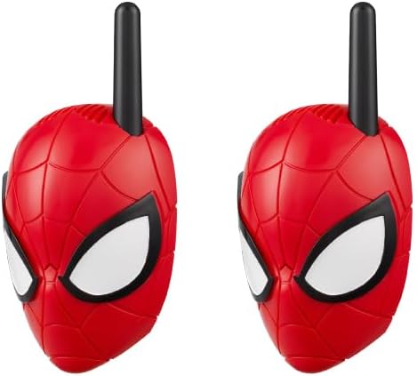 eKids Spiderman Walkie Talkies for Kids, Indoor and Outdoor Toys Designed for Fans of Spiderman Toys