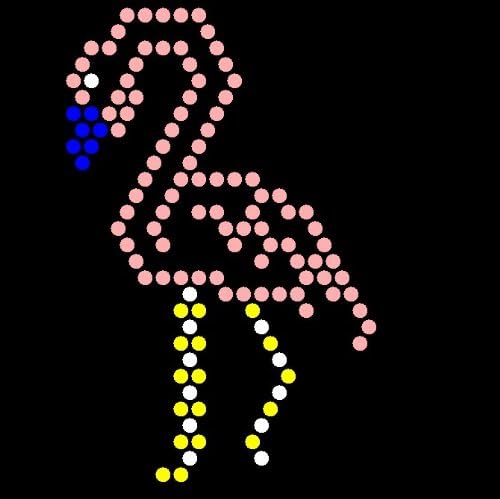 Zoo Refill templates for Lite Brite Cube, Flat-Screen, and Four Share (10 Sheets, 7x7)