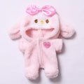 17cm Clothes Set(NO Doll), Hat & Overalls Set for 17cm Accessories Suit,Cute Stylish Clothing Suit for Doll Dress up (Plush Pink)