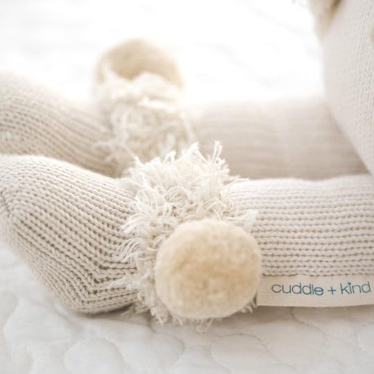 cuddle + kind Stella The Polar Bear Little 13" Hand-Knit Doll – 1 Doll = 10 Meals, Fair Trade, Heirloom Quality, Handcrafted in Peru, 100% Cotton Yarn