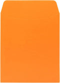 Hygloss 30 Library Card Pockets 3.5x5 Inch - Non-Adhesive Pocket Envelopes - Electric Orange - Classroom Envelope Pockets - Ideal for Organizing - Colorful Small Library Book Pocket