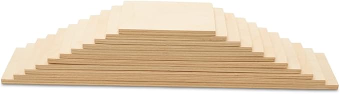Wooden Rainbow Building Boards, 5 Sets of 11 DIY Rainbow Slats for Open-Ended Play and Skill-Building, by Woodpeckers