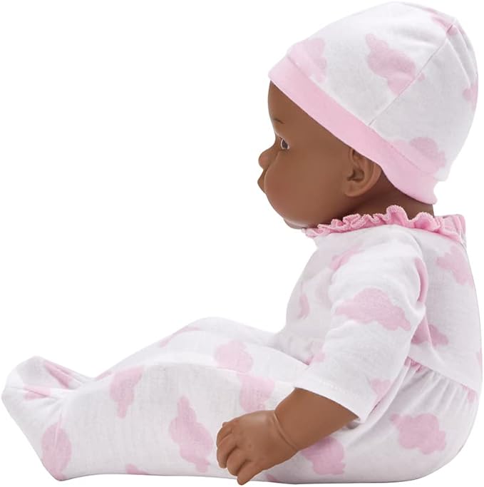 Madame Alexander 16-Inch Lee Middleton Newborn Baby Doll, Pink Cloud, Dark Skin Tone