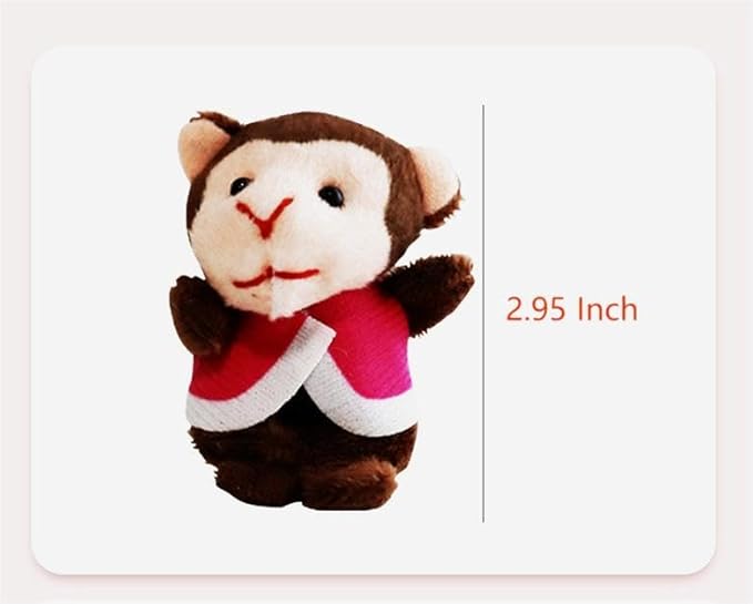 5 Little Monkeys Finger Puppets for Kids, 7 Pack Plush Finger Puppets Toy, Storytelling Theater Role Play, Bedtime Story for Toddlers