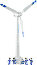 Miracland Wind Turbine Toy, 21.65 Inch Large Size Windmill Toy Clockwork Generator Model STEM Science Kit