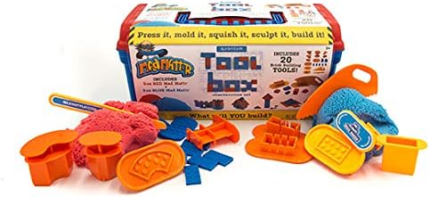 Relevant Play MAD MATTR Quantum Tool Box (Tool Box, 10oz Mad Mattr Included, 20 Tools Plus The Ultimate Brick Maker)