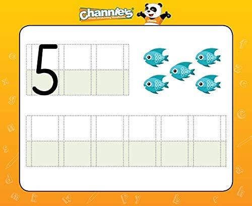 Dry Erase Number & Alphabet Flashcards for Kids Ages 3-5, 10 Numbers & 26 Visual ABC Flash Cards, Homeschool Learning Supplies, Summer School & After School Teaching Supplies for Handwriting Practice