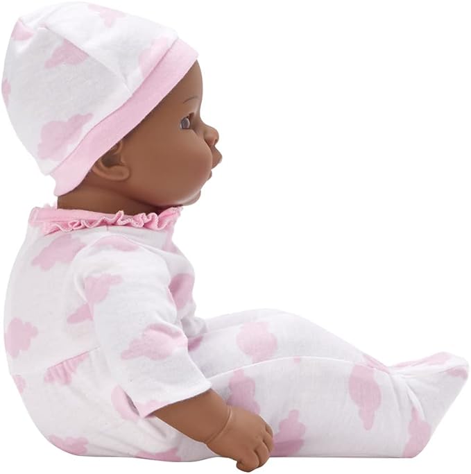 Madame Alexander 16-Inch Lee Middleton Newborn Baby Doll, Pink Cloud, Dark Skin Tone
