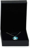 Oirlv Black Pendant Gift Box Wedding/Propose Jewelry Box Velvet Insert