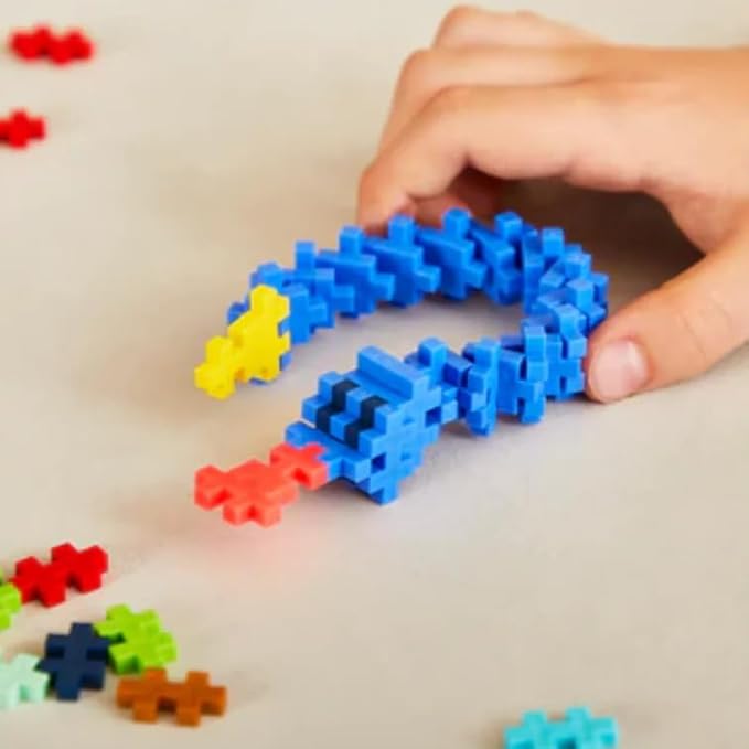Plus Plus Learn to Build Colorverse Super Set, 3D Building Block Kit, Creative Stem Construction Toy for Kids, 1000 Mini Interlocking Pieces