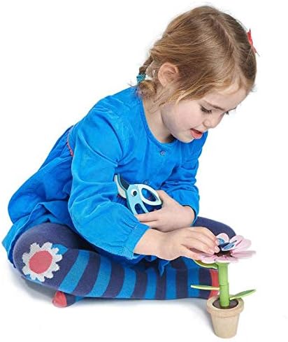 Tender Leaf Toys - Blossom Flowerpot Set - Indoor Garden Pretend Play Wooden Toy with Removable Leaves and Petals - Educational, Creative and Basic Life Learning Skills Fun for Children 3+