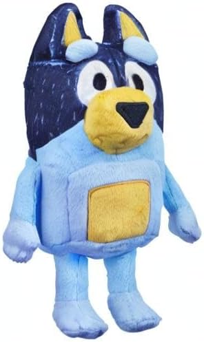 Bluey Heeler Family Stuffed Animal Set of 4, 7-8”, Soft, Bingo, Bandit, and Chilli Plush Figure Toys, Cuddly Plush Toys for Kids Ages 3+