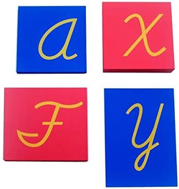 MONTESSORI OUTLET Capital Case Sandpaper Letters - Cursive