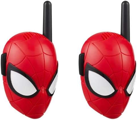 eKids Spiderman Walkie Talkies for Kids, Indoor and Outdoor Toys Designed for Fans of Spiderman Toys