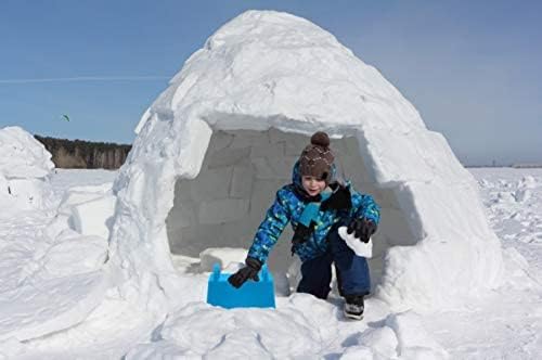 Superio Sand Castle, Beach Snow Toys for Kids – Snow Brick Maker, Snow Fort Building Kit Block, Perforated and Tower Shaper, Trowel, Snowball Maker