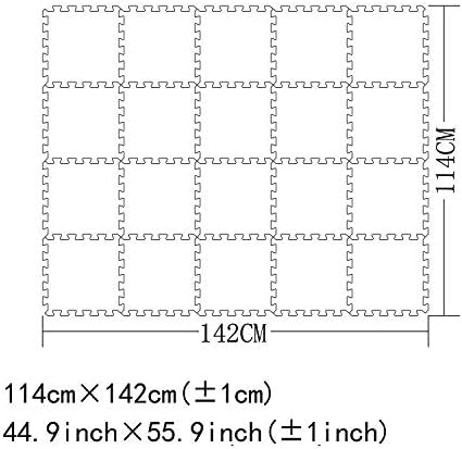 YIMINYUER® 20 Tiles (30cm×30cm×1cm Each Tile) Baby Soft Puzzle Play Mats, Kids Thick EVA Foam Floor, Toddlers & Children's Soft Interlocking Mat R01R10R12G301020