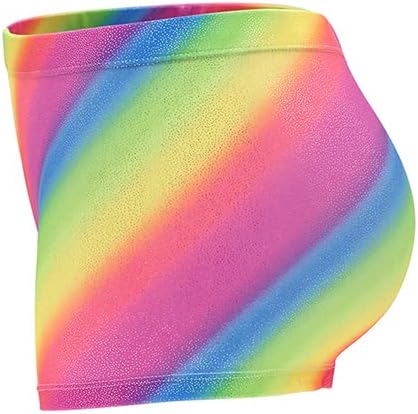 Aosva Little Big Girls' Sparkle Dance Tumbling Athletic Gymnastics Short 2-14Years