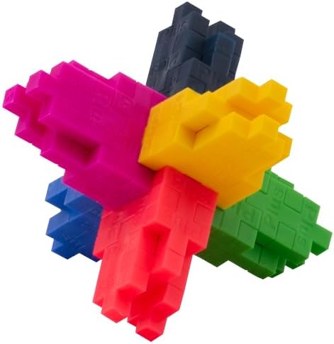 Plus Plus Learn to Build Colorverse Super Set, 3D Building Block Kit, Creative Stem Construction Toy for Kids, 1000 Mini Interlocking Pieces