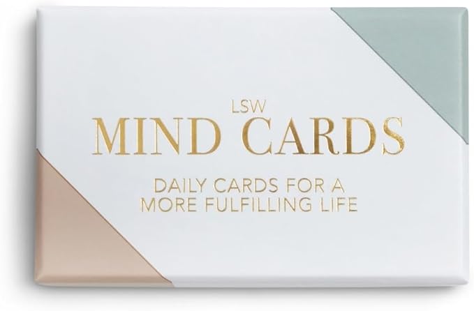 Mind Cards | 45 Cards for Daily Rituals, Gratitude & Journaling for Men and Women | Simple Steps to Positive Habits, Self Care for Busy Lives & Careers