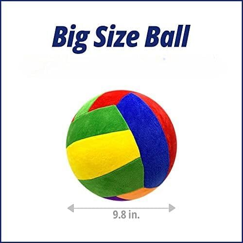 i-Scream Balloon Ball - 7.9"(20 cm) Kickball Washable Safe Soft Suede Material Cover with Balloon Inflation Pipe for Indoor Outdoor PE Classroom Activities Party Games Gym Camps Exercises