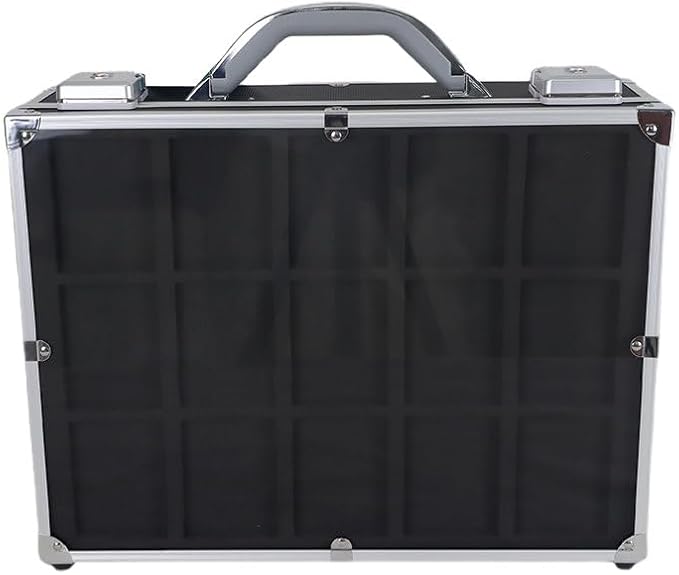 Ursae Minoris Elite Black Aluminum Display-top Box for 115 Certified or Certified-Style Coin Holders NGC, PCGS, ANACS, Elite, Lighthouse, BCW