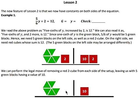 The Hands-On Equations® FRACTIONS Learning System. A manipulatives-based introduction to fractional linear equations.