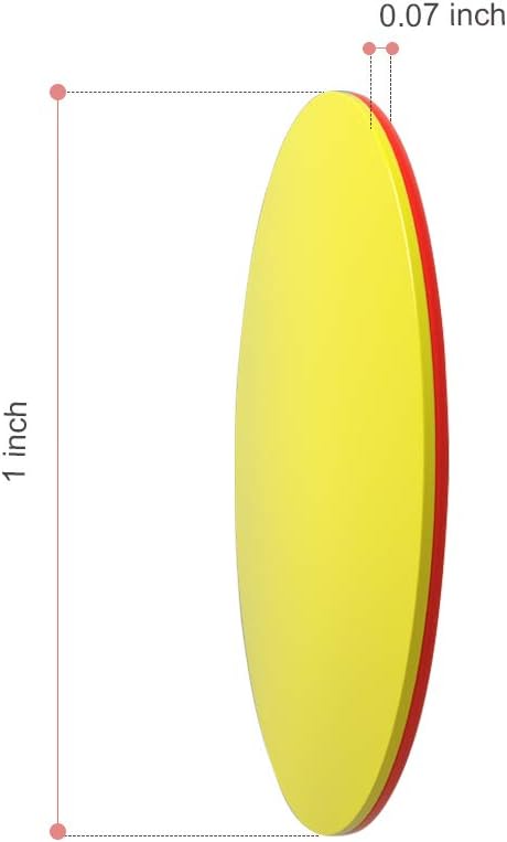 Plastic Two-Color Counter,Red/Yellow,Educational Equipment, Math Classroom Supplies, let Children Learn Mathematics Better(Pack of 200)