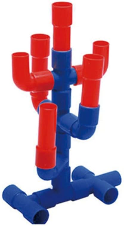 STEM Building Blocks Toy, Plastic Tube Locks Construction Building Blocks Set Educational Tube Learning Toy for Boys Girls