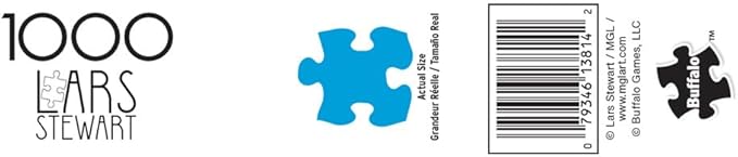 Buffalo Games Jigsaw Puzzles for Adults 1000 Pieces - Lars Stewart - Iceland Train Journey - Hard Adult Puzzle with Reference Poster, Fun, Unique & Challenging for All Abilities, Large 26.75 x 19.75