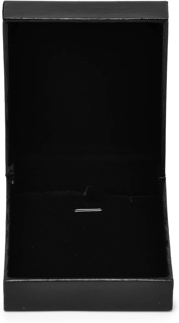 Oirlv Black Pendant Gift Box Wedding/Propose Jewelry Box Velvet Insert