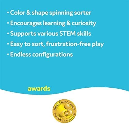 Yookidoo Shape ‘N’ Spin Gear Sorter. A Developmental Activity Toy for Kids Ages 1-3. Toddlers Sortering Game with Multiple Colors and Shapes, That Also Spins.