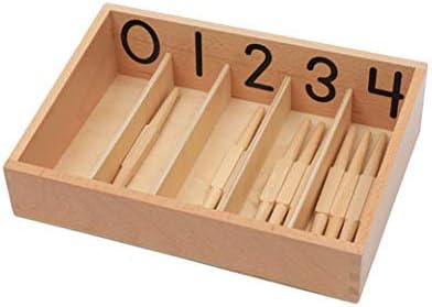 Adena Montessori Spindle Box with 45 Spindles