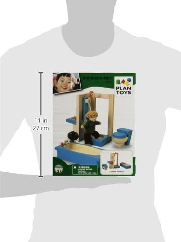 PLAN TOYS Dollhouse Furniture - Neo Bathroom