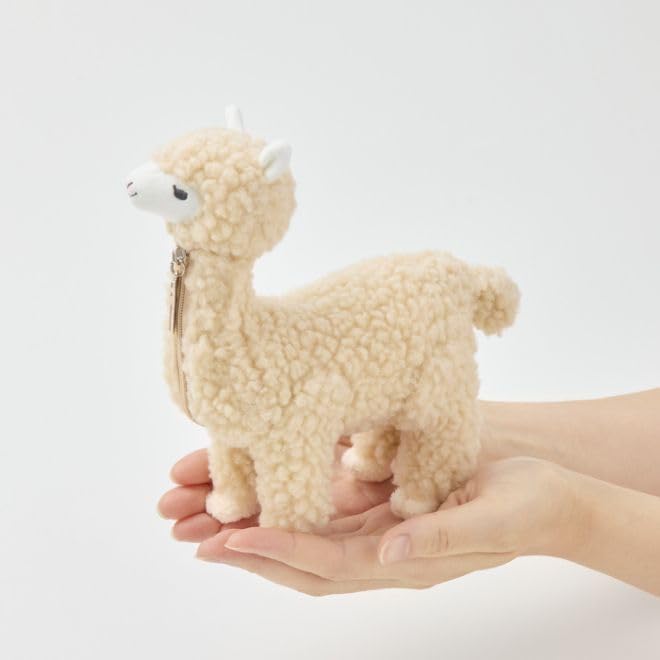 Alpaca Stuffed Animal, Llama Plush Toy, Cute Alpaca Plushie, Sleeping Pet Buddy, Llama Stuffed Animal Birthday Gifts for Girls, Kids Christmas Small Plush Toy