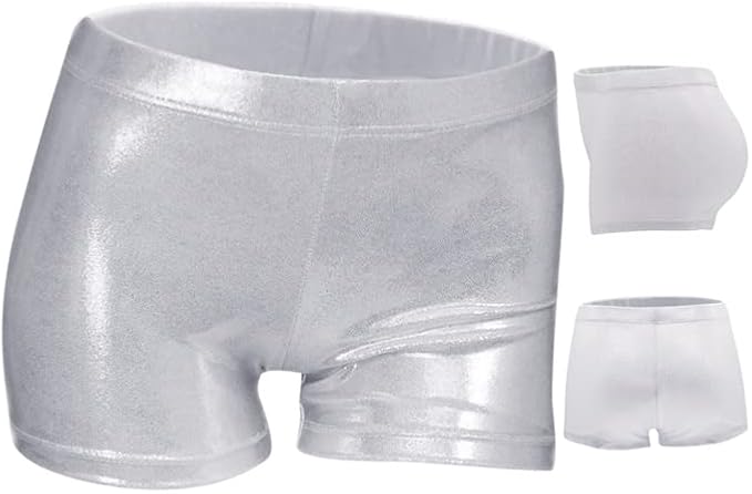 Aosva Little Big Girls' Sparkle Dance Tumbling Athletic Gymnastics Short 2-14Years