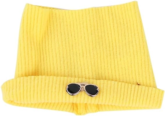 Doll Clothes for Labubu(NO Doll), for 17/15cm Plush Dolls, Clothing Suit Toy Figurine Outfit Set Dress Up with Kawaii Style Accessories, Multicolour Overall and Cute Hat or Headwear (LB101)