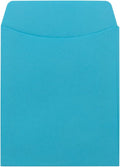 Hygloss 30 Library Card Pockets 3.5x5 Inch - Non-Adhesive Pocket Envelopes - Light Blue - Classroom Envelope Pockets - Ideal for Organizing - Colorful Small Library Book Pocket