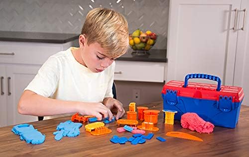 Relevant Play MAD MATTR Quantum Tool Box (Tool Box, 10oz Mad Mattr Included, 20 Tools Plus The Ultimate Brick Maker)