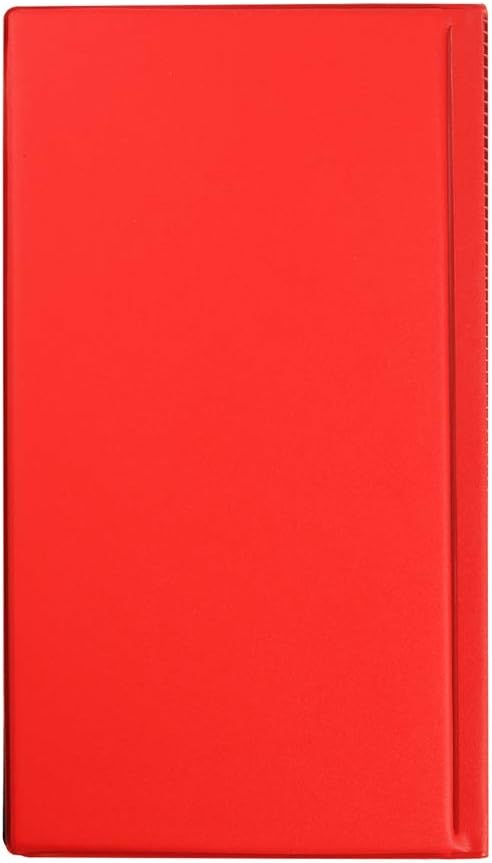 AITIME 180 Pockets Collection Supplies - Coin Holders Book Album for Collectors, Storage Suitable for Coin Diameter Less Than 1.66 Inches (Red)