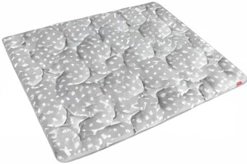 Rectangle Kids Play Mat for Kids Tent Indoor & Outdoor Toddler Tent, Non Slip Kids Play Tent Mat Large Kids Playhouse Tent Mat, Lovely Star Print Padded Washable Mat 53" L x 36" W